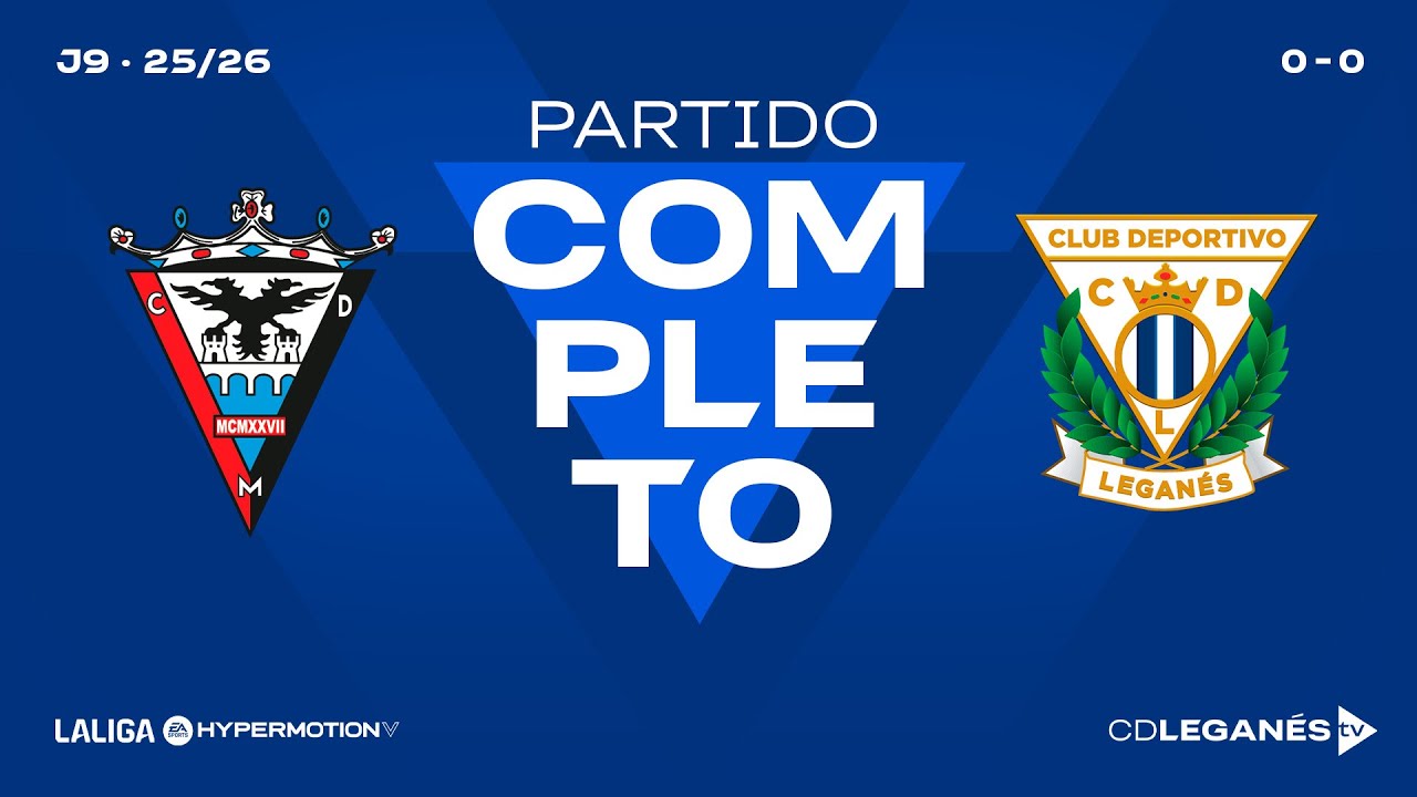 PARTIDO COMPLETO | CD MIRANDÉS 0-0 CD LEGANÉS | J9 | LALIGA HYPERMOTION 2025/26