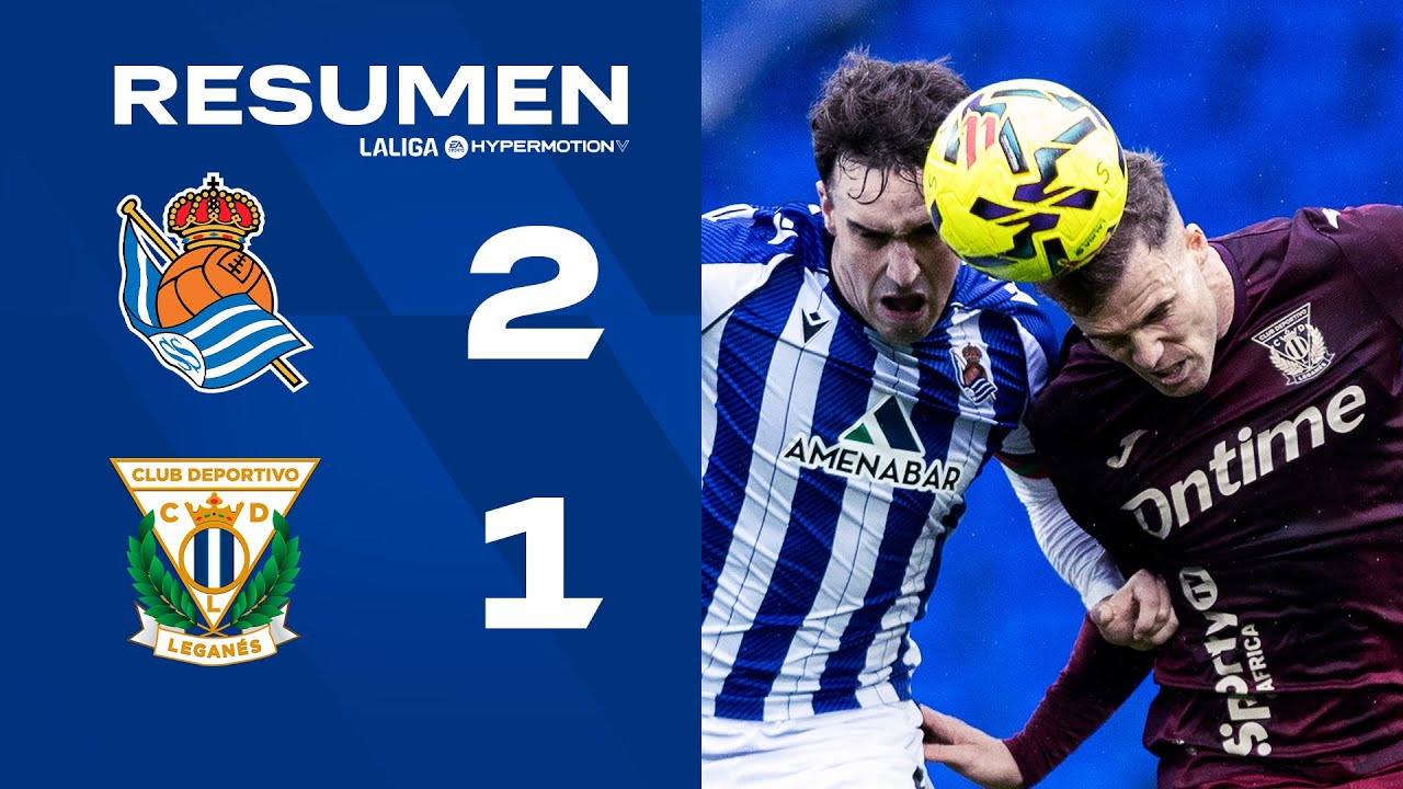📹 RESUMEN | Real Sociedad 'B' 2-1 CD Leganés | J13 | LALIGA Hypermotion