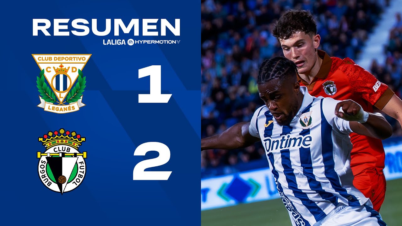 📹 RESUMEN | CD Leganés 1-2 Burgos CF | J12 | LALIGA Hypermotion