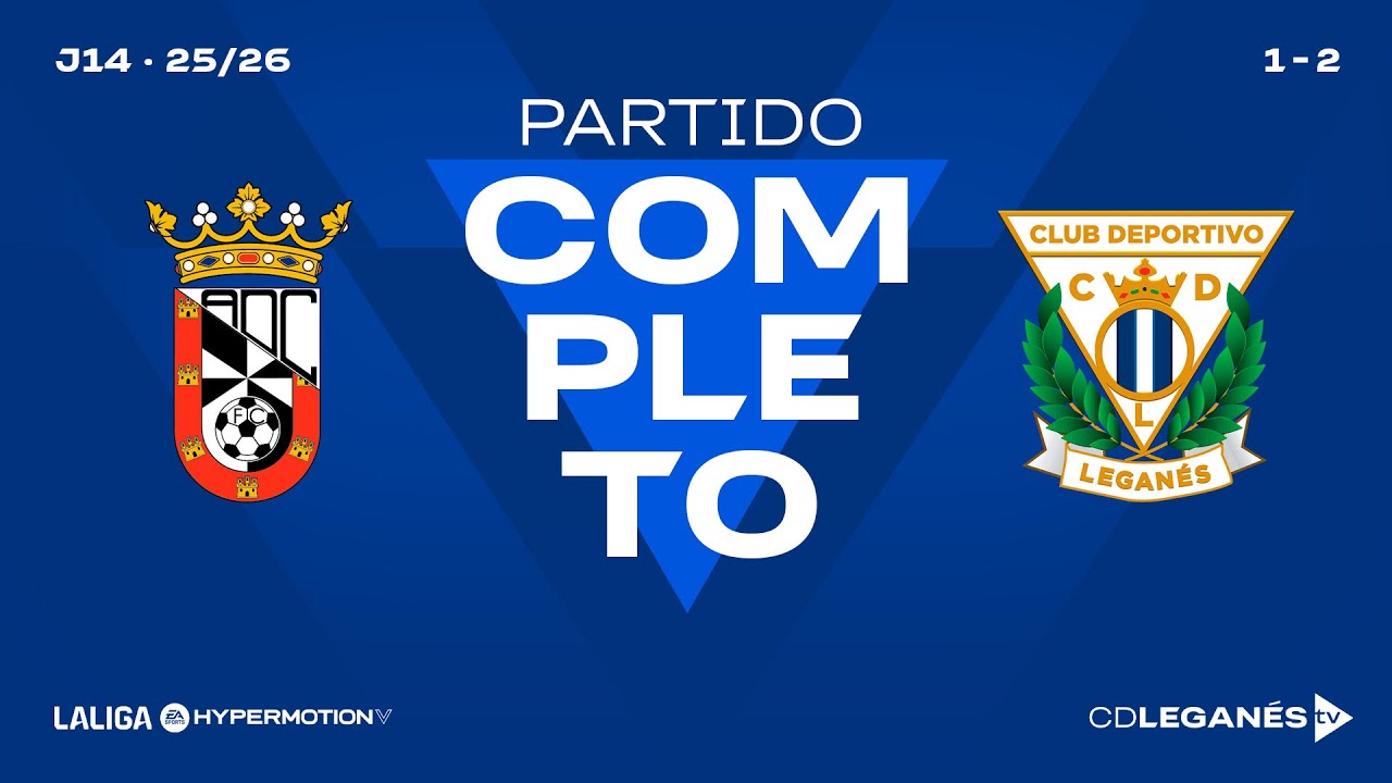 PARTIDO COMPLETO | AD Ceuta 1-2 CD Leganés | J14 | LALIGA Hypermotion