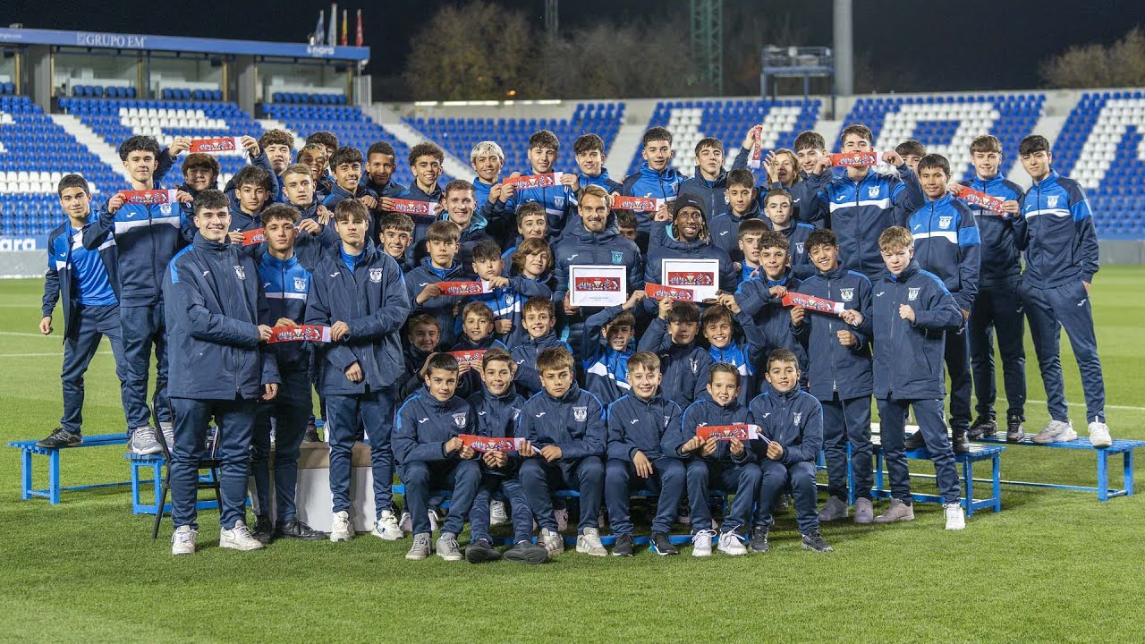 📹 El C.D. Leganés organiza el primer encuentro de capitanes con la Escuela y la sección femenina