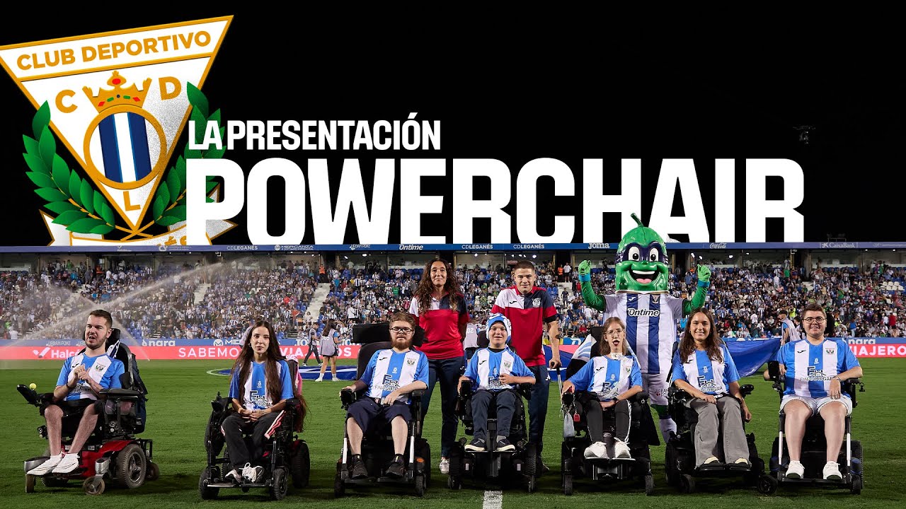 📹🤩 El C.D. Leganés presenta a su nuevo equipo Powerchair