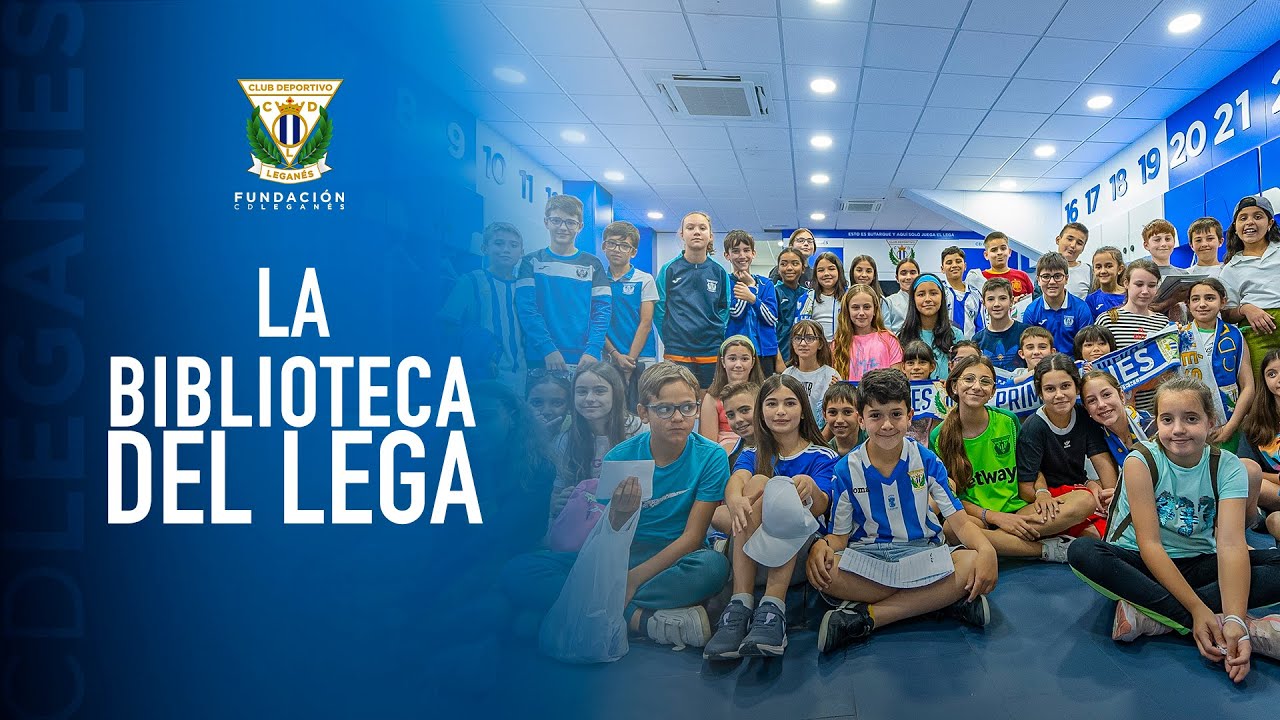 📹 La Fundación C.D. Leganés organiza una nueva "La Biblioteca del Lega" con el CEIP Luis de Góngora.