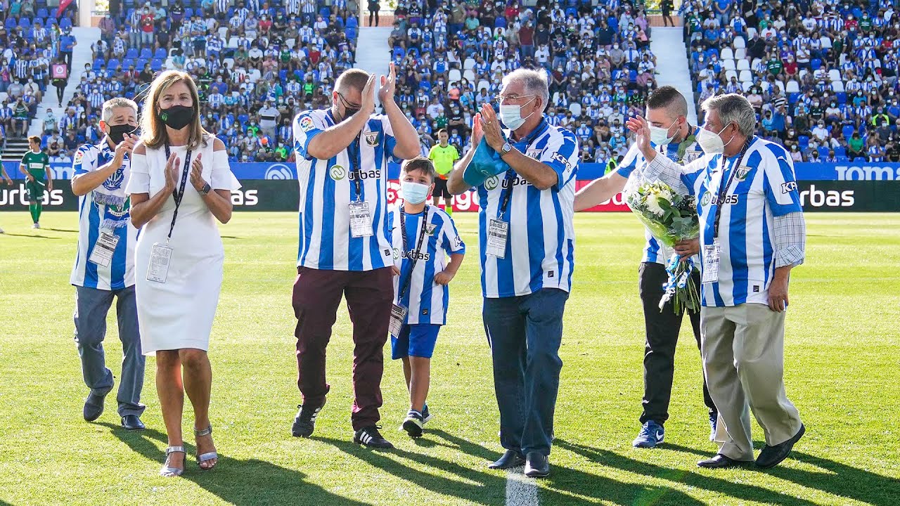 💙 El C.D. Leganés y Butarque homenajearon a Salustiano Toribio