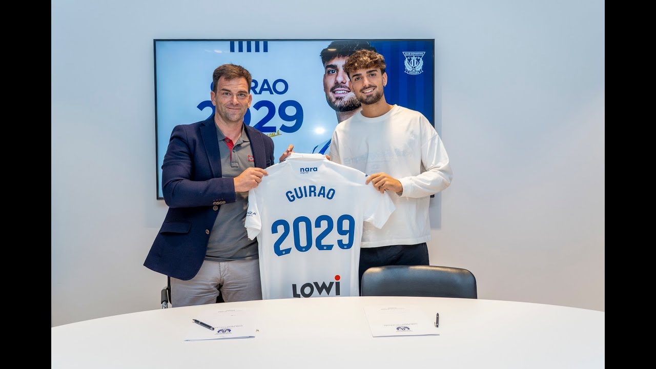 📹 El C.D. Leganés y Carlos Guirao, juntos hasta 2029