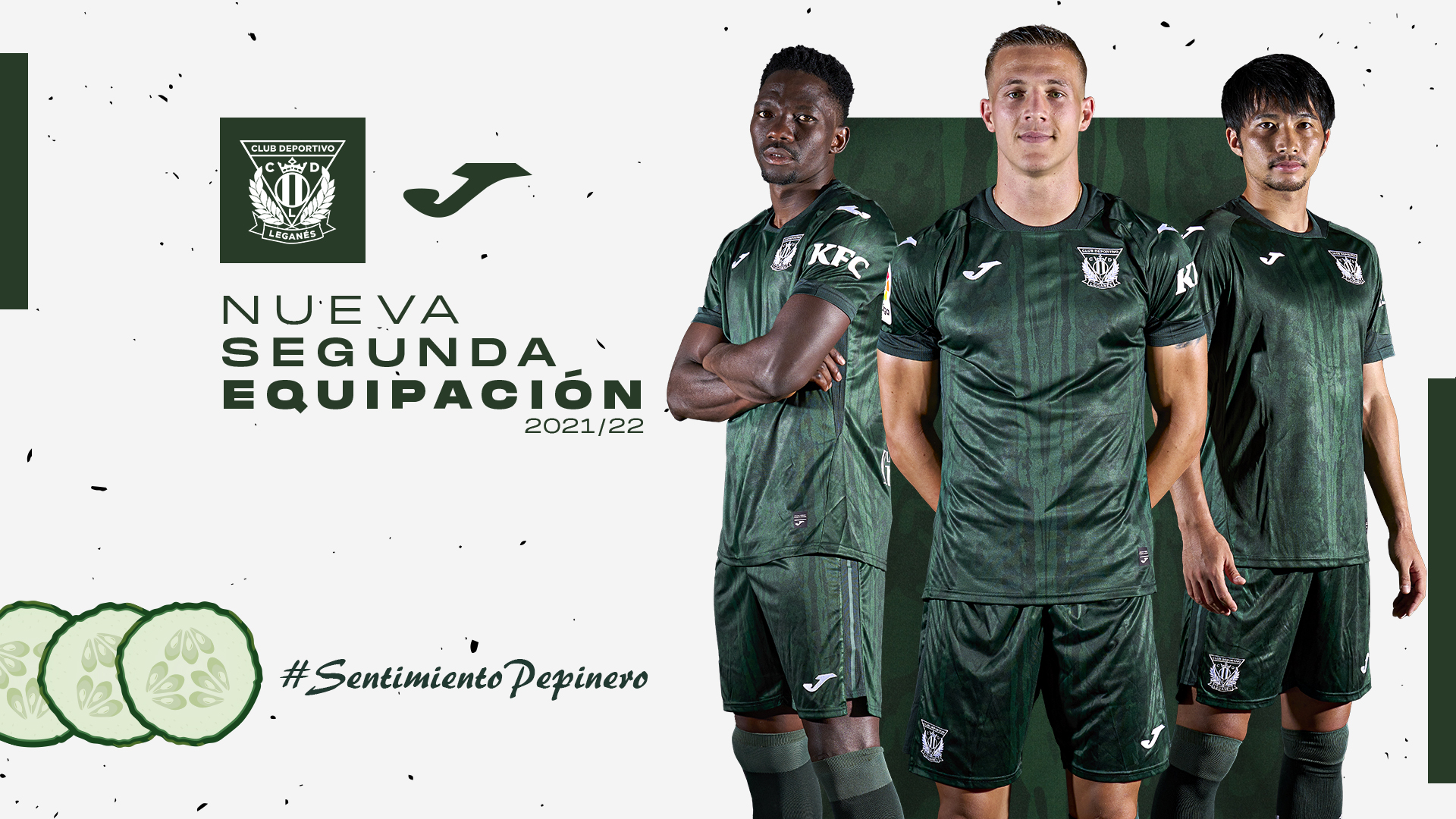 El C.D. Leganés presenta su nueva segunda equipación para la temporada ...