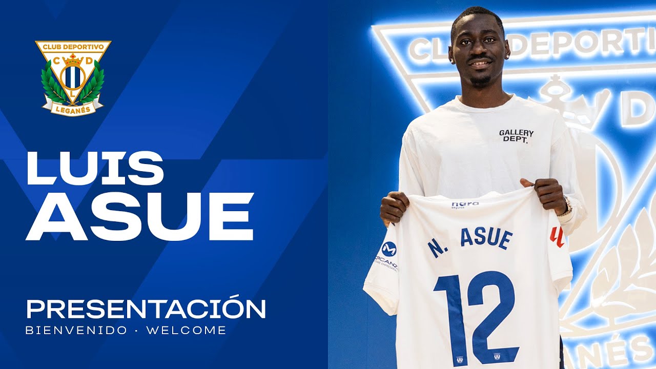 📹🎙️ Presentación de Luis Asué como nuevo jugador del C.D. Leganés